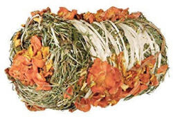 TRIXIE 60793 Hay Bale Pumpkin and Carrot - kiegészítő eleség (szénabála, tökkel és répával) rágcsálók részére (ø10×18cm) 200g