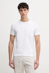 Trussardi t-shirt férfi pamut - fehér M