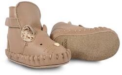 Donsje csecsemő bőrcipő Kapi Exclusive Booties Mouse - barna 20