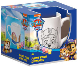  Mancs Őrjárat Team festhető porcelán bögre 235 ml Díszdobozban (CCG720169) - aprotalpak