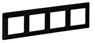 Legrand 754254 Valena Life négyes keret, fekete (754254)