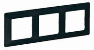 Legrand 754253 Valena Life hármas keret, fekete (754253)