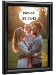 Ertom Képkeret 29, 7x42 fekete univerzális Nevati üveggel (Nevati 29,7x42 RAMKA Black)