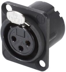 Neutrik Conector XLR Female Gold montaj ecranat RF