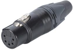 Neutrik XLR NC5FXX-B 5 Pini Female Gold