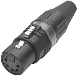 HICON XLR 5 Pini Female Silver