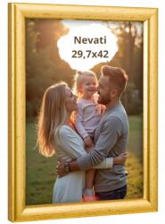 Ertom Arany képkeret oklevél poszter tanúsítvány formátum 29, 7x42 üveg (Nevati 29,7x42)