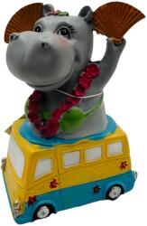 Impuls Kerti Dekoráció Figura Hawaii Aloha Víziló Kamper Van 9 x 7 x 13.5cm (HIPO1q)