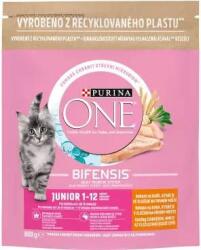 Purina ONE Junior Bifensis - Csirkés, gabonás száraztáp kölyökmacskáknak (750 g)
