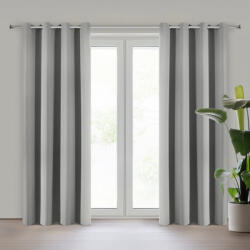 Takoy Ezüst sötétítő függöny 135x250 cm ringlivel - ADLEY
