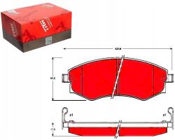 TRW Fékbetét Trw GDB895 Fékbetét Első 137X54 Trw