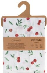 Takoy Asztali futó foltálló 40x140 cm fehér-piros cseresznyemintával - CHERRY