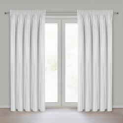 Takoy Fényes bársony sötétítő függöny fehér 140x270 cm ráncolószalaggal - CAMERON