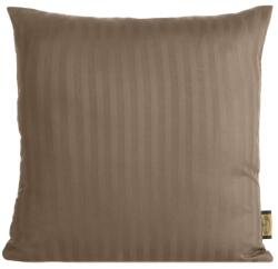 Takoy Pamut szatén párnahuzat 40x40 cm barna finom csíkokkal VERA