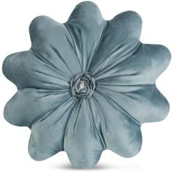 Takoy Pernă în formă de floare cu diametru de 40 cm din catifea albastră FLORES 5