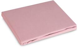 Takoy Cearceaf cu elastic 180x200 cm din bumbac roz pudră, 105 g/m2 BASIC