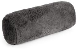 Takoy Pernă cilindrică 15x45 cm, culoare oțel, din blană artificială moale NINA