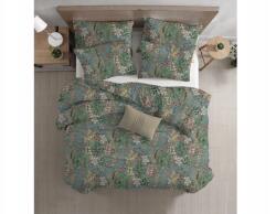  Renforcé Lunaria zöld pamutvászon 2 db 70×90+200×220 cm