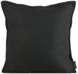 Takoy Díszpárnahuzat 45x45 cm fekete jacquard anyagból paszpóllal LUNA