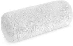 Takoy Pernă cilindrică 15x45 cm, albă din blană artificială moale NINA