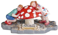  Luville Efteling Eftelingbezoekers: Muzikale paddenstoel 7.5x5x3.5 cm