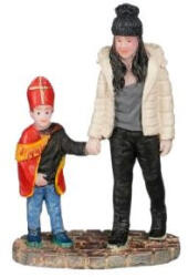  Luville Sinterklaas, Moeder met hulp sint