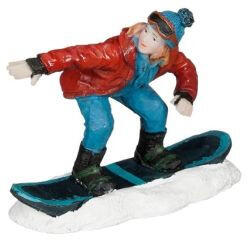  Luville Schneewald Snowboarding man