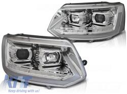  Fényszórók TRUE DRL fekete VW T5 10-15 (TTHV6028294)