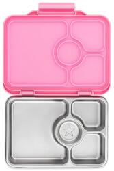 Yumbox Pret 4 rekeszes acél bento box uzsonnásdoboz - Versailles Pink