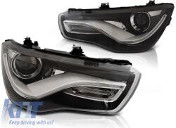  Fényszórók TRUE DRL fekete AUDI A1 04.10-12.14 (TTHA6028429)