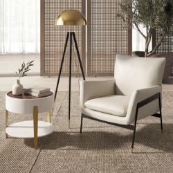 AC Atelier Lampa de podea cu trepied design modern LUX Gold and Black Steel (AC 8100)