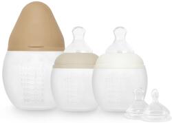 Elhée Biberon din silicon - Set 3 buc - Neutral - Elhée