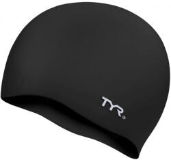 Tyr Cască de înot pentru copii tyr wrinkle-free silicone youth cap negru