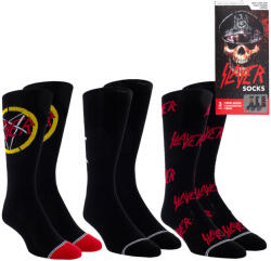 Perri´s Socks șosete set 3 perechi - cutie cadou SLAYER - PERRI´S SOCKS - SLD370-001-O-M
