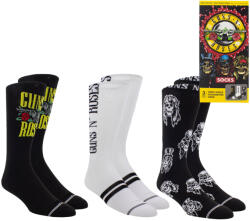 Perri´s Socks șosete set 3 perechi - cutie cadou Guns N' Roses - PERRI´S SOCKS - GRE370-019-O-M