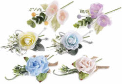 Decorer Set 6 flori artificiale multicolore cm 16 H (A56.45.98)