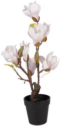  Magnolie artificiala alba in ghiveci 12x12x40 cm (6PL0414)