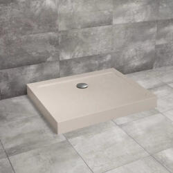 Radaway Cadita dus dreptunghiulara Radaway Doros D Compact Stone 100x90 cm, bej cashmere (acril aspect piatra) (SDRD1090-05-84S)