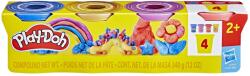 Hasbro Set Play-Doh cu 4 cutii de plastilină, culori metalice strălucitoare (G1737)