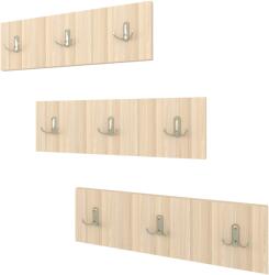 haaus Set 3 Cuierase Drepte Jinx, Stejar Ferrara, 50 x 15 cm (917173)