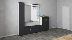 haaus Set Hol Como V4, Antracit/Alb, L 230 cm (914707)