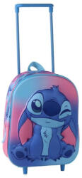 Cerda Ghiozdan gradinita Cerda Stitch 3D, 25cm, 1 compartiment, tip troller, 25x30x12cm, 630060