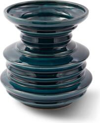 Polspotten Vază Stacked Plates 23 cm, verde închis (240-205-094)