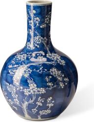 Polspotten Vază Blossom cu flori 36 cm, albastră (230-205-402)