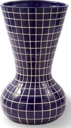 Polspotten Vază Hamam în carouri, 62 cm, bleumarin (240-205-093)