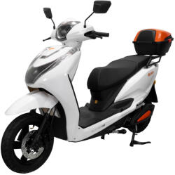 RURIS Scuter electric RURIS PILOT SX730A Alb, 2500W, baterie 72V 20Ah, autonomie pana la 56 km, topcase inclus (73000SXA26a)