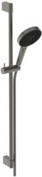 Ideal Standard Idealrain Solos - Set pară de duș, bară și furtun, 3 jeturi, EcoFlow, Magnetic Grey A7898A5 (A7898A5)