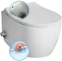 SAPHO Isvea - Fali WC Sentimenti CleanWash bidé zuhannyal, Rimless, fehér 10ARS1101I (10ARS1101I)