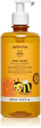 APIVITA Mini Bees Gentle Kids Shower Gel Orange&Honey gel de dus pentru corp si par pentru copii 500 ml