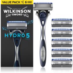Wilkinson Sword Hydro5 borotva + cserepenge 5 db